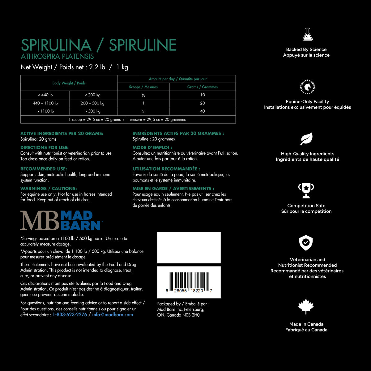 Mad Barn - Spirulina 