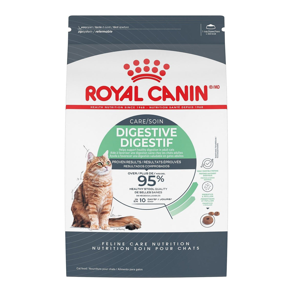Croquettes chat adulte soin digestif - Royal Canin