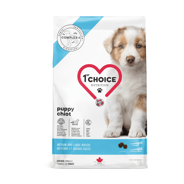 1st Choice - Medium & Large Breed Puppy Food, Chicken