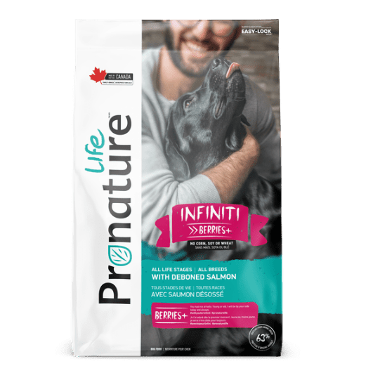 Croquettes chien Infiniti saumon désossé 11,3 kg - Pronature