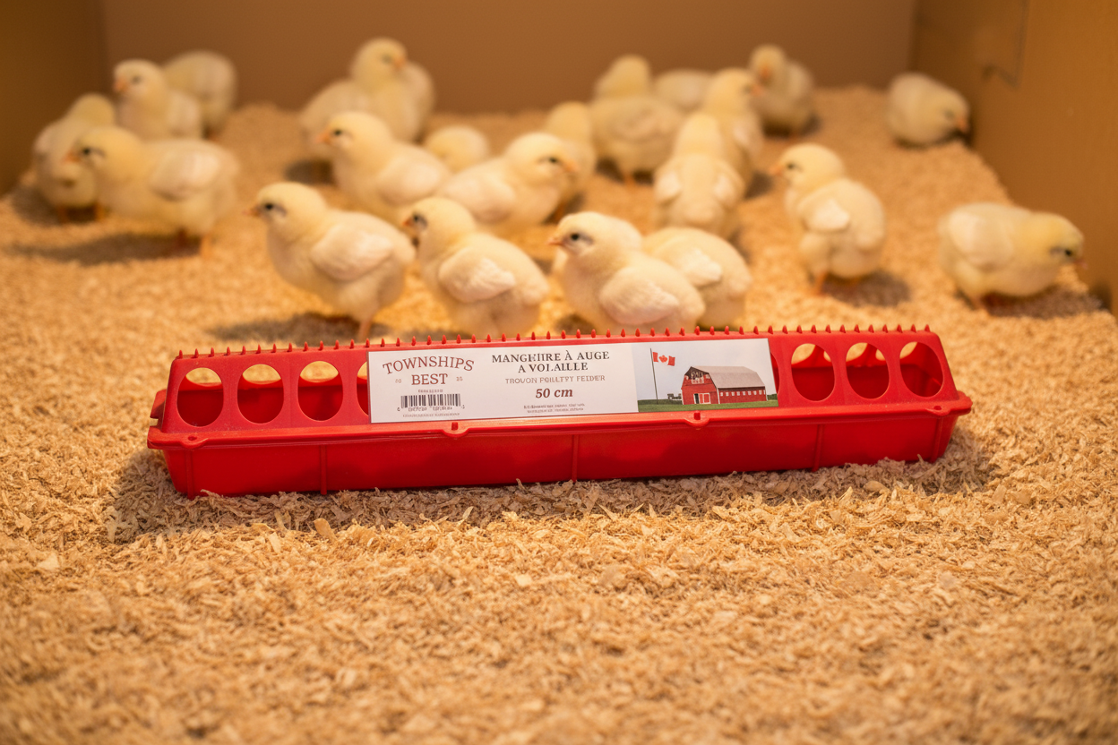 Plastic Poultry Trough Feeder - Townships Best