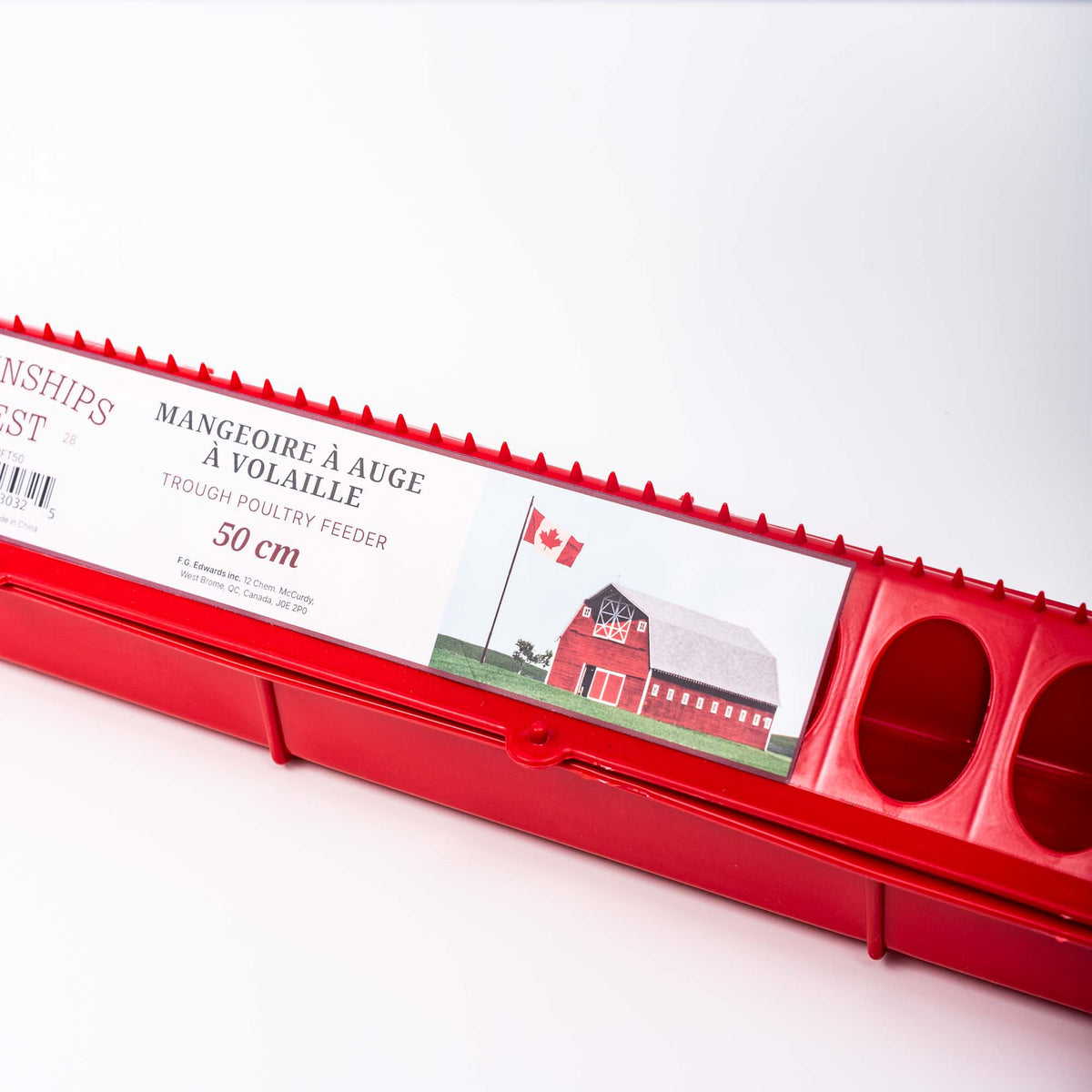 Plastic Poultry Trough Feeder - Townships Best