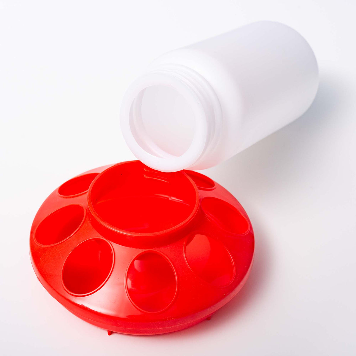 Chick Poultry Plastic Bottle Feeder - Townships Best