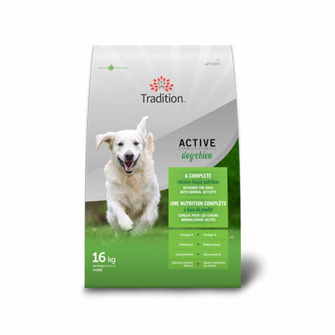 Nourriture sèche pour chien - Tradition formule active pour chiens adultes 16Kg