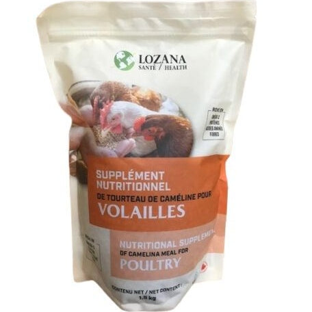 Supplément nutritionnel de tourteau de caméline pour volailles - Lozana Health