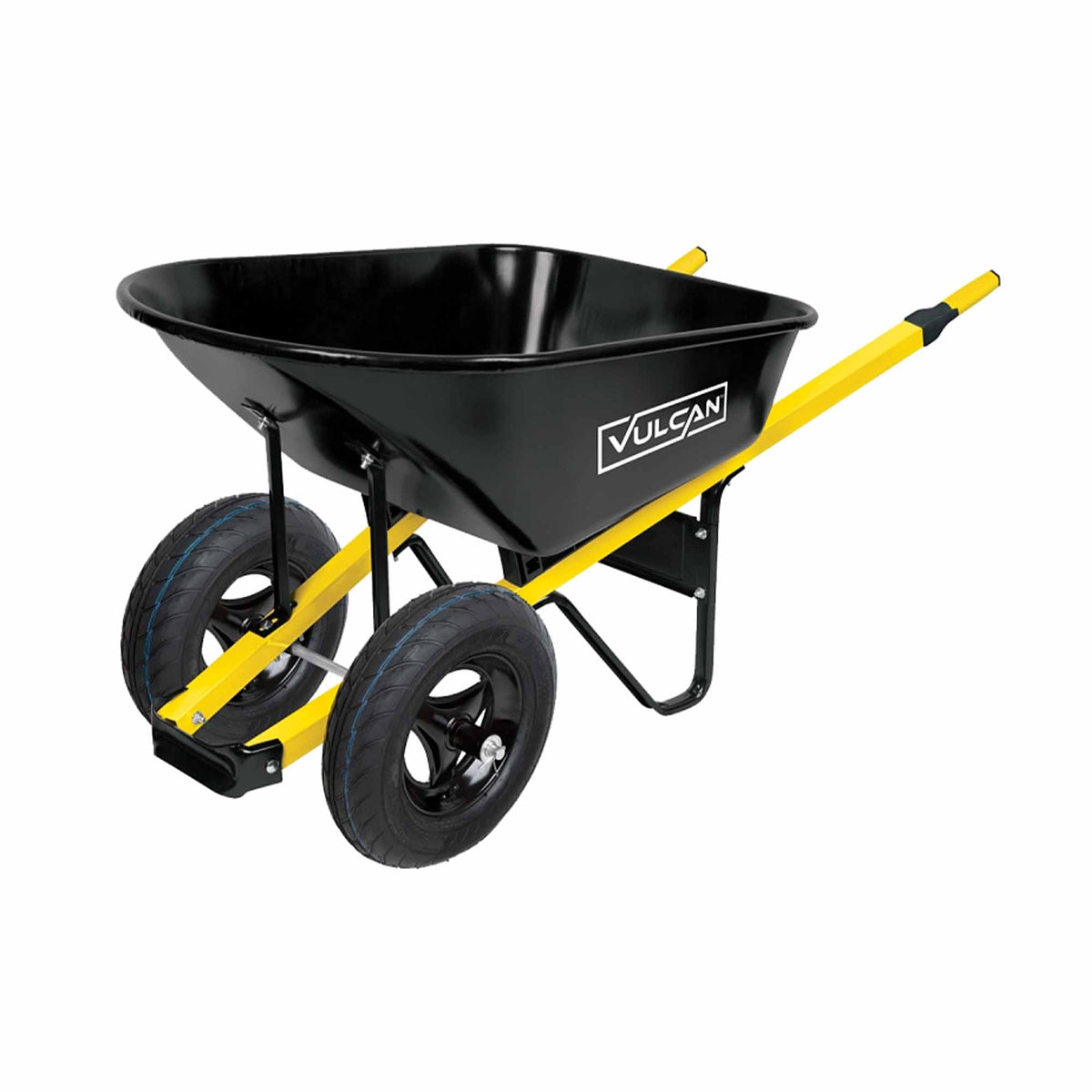 Vulcan - 6 cu ft steel wheelbarrow, 2 wheels 