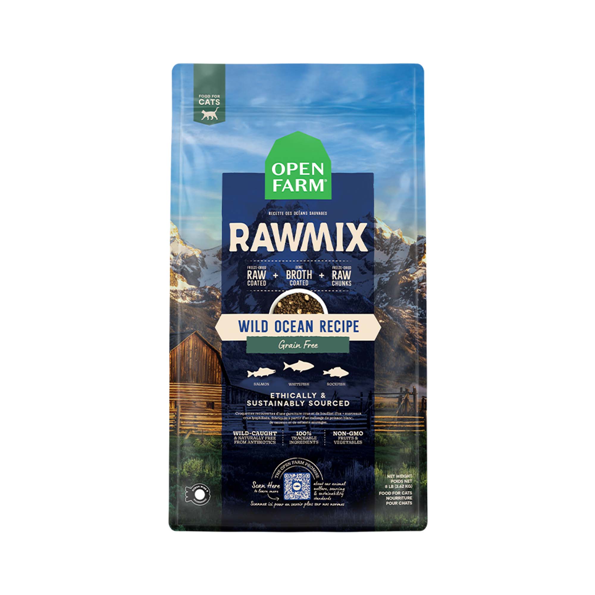 Open Farm Wild Ocean Grain-Free RawMix for Cats