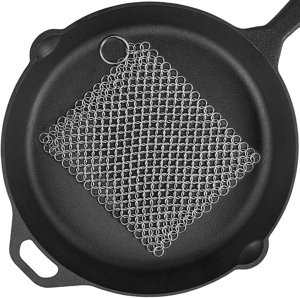 Nettoyant en cotte de mailles pour poêle en fonte - Outset